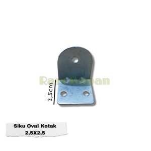Plat Siku L Lemari Rak Oval Kotak