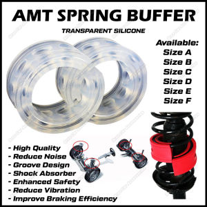 For Toyota Altis 2014-2018 AMT Car Spring Buffer Power Cushion Buffer Coil Spring Rubber SIlicone Damper Kereta Shocks Suspension Cushion DIY 2pcs/set