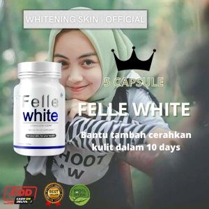 Vitamin C Glow Skin Whitening Felle White Pemutih Badan Seluruh Cepat Supplement Full Body Ubat Putih Satu Badan Berkesan Untuk Lelaki Dan Wanita 5 Capsule