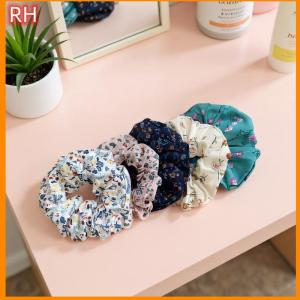🔥🔥🔥ranghe 5ชิ้นยางรัดผมลายจุดน่ารักหรูหราผ้ามัดผมพร้อมพิมพ์ลายดอกไม้วงผมลายดอกไม้สไตล์สถาบันการศึกษาสำหรับทุกวัย