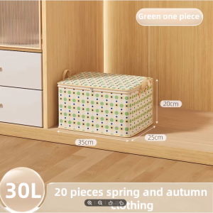 Big Size Double Zipper Clothes Storage Clothes Storage Box with Cover Large Laundry Basket