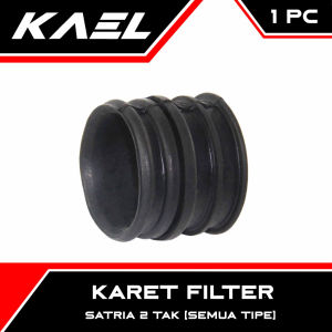 Karet Filter Satria 2 Tak Hiu Kotak Lumba LSCM Saringan Udara Hawa Karbu Karburator Carbu Join Joint