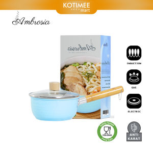 Panci Rebus Susu Anti Lengket Tutup Kaca Asta Milk Pan 16 cm