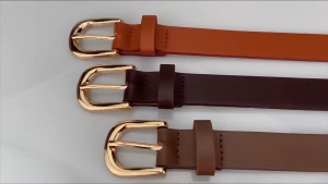 เข็มขัดหัวเข็มขัดแบบบางหนัง PU แบบคลาสสิกเหมาะสำหรับสวมใส่และใส่ชุดในโอกาสพิเศษทุกวัน