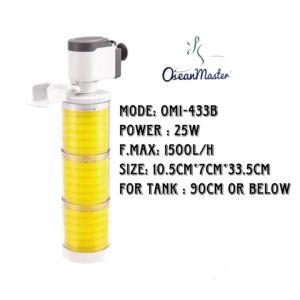 Sobo Osean Master Triple Function Aquarium Filter Submersible Pam dengan Bekalan Oksigen Dipertingkatkan untuk Air Tangki Ikan yang Sihat sobo aquarium 鱼缸过滤