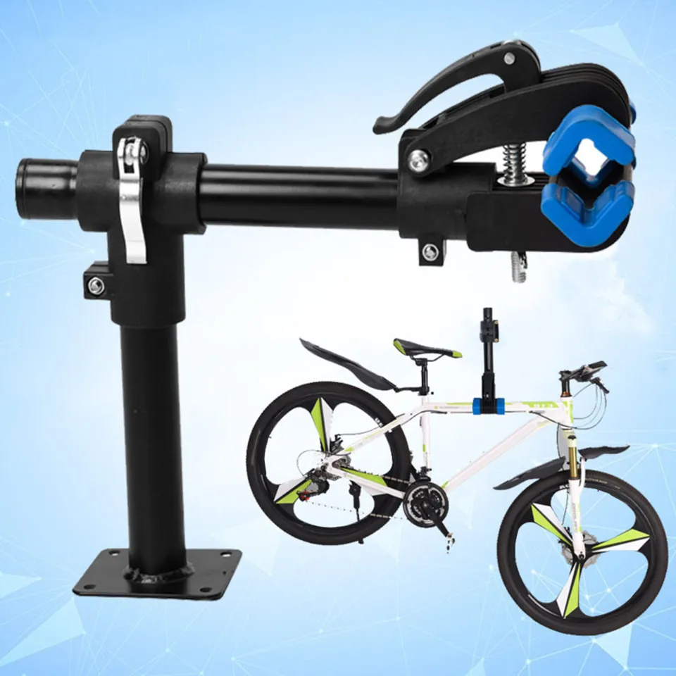 Adjustable Bike Maintenance Stand Professional Bike Repair Stand Wall Mount  Clamp Holder Maintenance Rack for Mtb Road Mountain Bikes Essential