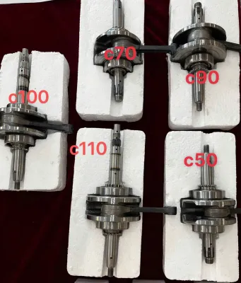 Bộ Biên - Trục Khủyu (Dên) xe máy C50 C70 C90 Cub 67 Charly Dream C100 Wave 100 Wave 110 - KTS CRANKSHAFT
