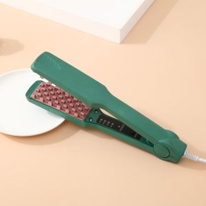 Professional Volumizing Hair Iron Ceramic 3D Grid Hair Crimper Curling Iron Corn Perm Splint Flat Iron Hair Styling Tools