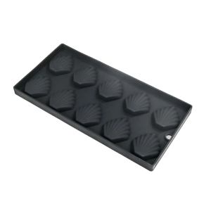 10 Cavity Silicones Madeleine Molds For French Pastries Shell Shape Dessert Pan Baking Tool Nonstick Easy Releases