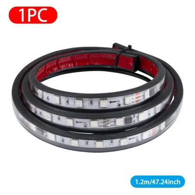 ไฟเส้น Led ลำแสงไฟวิ่ง12V 24V สำหรับตกแต่งรถตู้รถบรรทุกหลอดไฟเพิ่มบรรยากาศหลากสียืดหยุ่น DRL（ร้านไทยแลนด์）