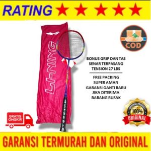BEST SELLER !! RAKET BULUTANGKIS LI-NING DEWASA CARBON  OR I- RAKET BADMINTON IMPORT LI-NING CARBON SUPER QUALITY BONUS TAS GRIP - RAKET BULUTANGKIS DEWASA MURAH - RAKET MURAH - RAKET BERKUALITAS - RAKET YONEX ASLI - RAKET ASLI - RAKET YONEX ORI KARBON