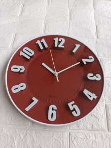 jam dinding model bulat 9628