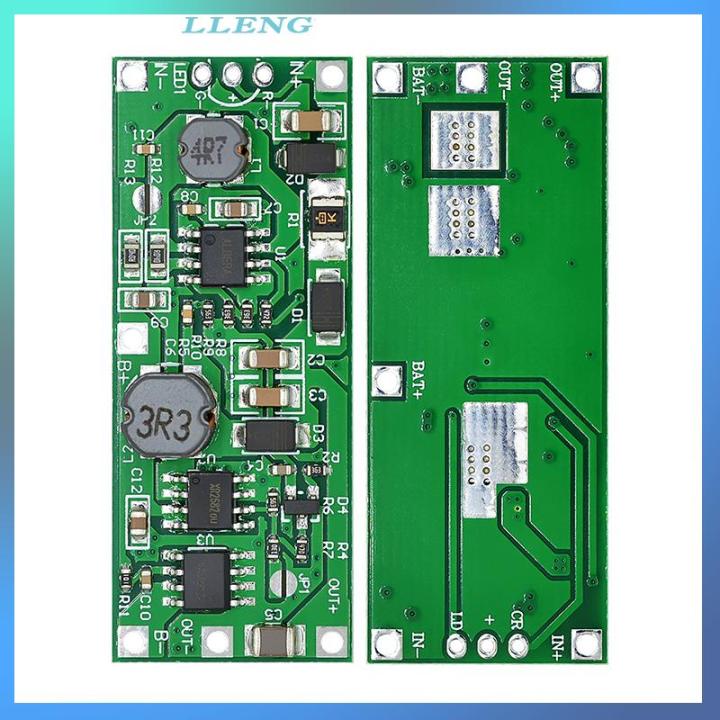 LLENG 9V 12V Charging Step Up Booster Module 18650 Lithium Battery UPS ...