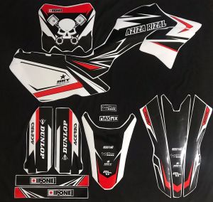 decal new dtracker merah hitam racing