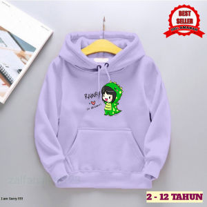 Jaket Sweater Hoodie Dino Viral/Sweater Hoodie Anak Laki Laki Perempuan Usia 2-12 Tahun