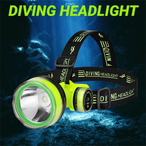 VIVOLILV LED Diving Flashlight Waterproof Headlights Rechargeable Long Endurance Super Bright Underwater Searchlights Suitable For Outdoor Work Camping Fishing And Hiking