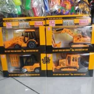 UKURAN TANGGUNG | Mainan Anak Die Cast F3 | Car Series Metal /Construction Car Super Power Die Cast Mini Car Series Metal Contruction Car With Plastic Parts Mainan Truk Kontruksi Berbahan Metal Tanpa Menggunakan Baterai