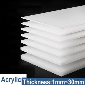 1Pcs High Transparency Milky White Acrylic Sheet Plexiglass Cast Panel Various Thicknesses Available