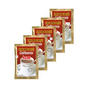 5PCS Indocafe Coffeemix 3 in1 Minuman Kopi Bubuk First Class