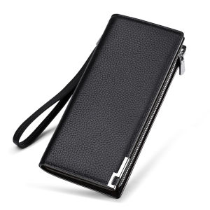 Emperor Paul Mens Wallet - High-Quality Genuine Leather Long Wallet Cowhide Money Clip Clutch Bag for Men Authentic Wholesale