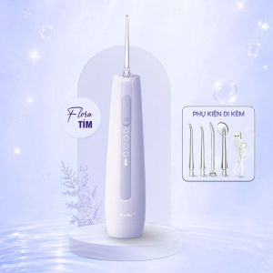 [GIÁ 646K TẠI TRANG XU] Tăm Nước Brushie Flora bản cải tiến UV Khử Khuẩn 4 Chế Độ Làm Sạch Dịu Nhẹ Cho Nướu Nhạy Cảm