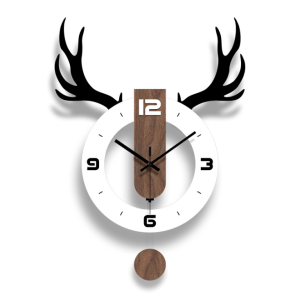 Nordic Style Creative Swing Wall Clock Modern Fashion Design Mute Clocks for Home Decor Office Hanging Wall Watch Clocks
