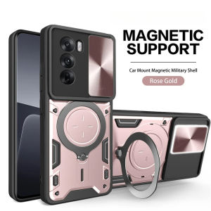 Slide Camera Lens Casing For Realme C75 4G RealmeC75 C63 C61 RealmeC75 Real me 4G Shockproof Phone Case Armor Ring Casing Bracket Stent Push Camera Lens Protection Hard Back Cover