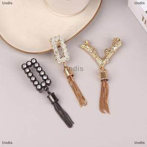 [COD] Undis Exquisite Metal Buckle Bag Purse Hat Decor With Tassel Hardware DIY Leather Craft Accessories Bag Pendant
