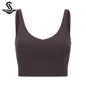 sccming Pilates Cross-Border New Arrival Beauty Back Exercise Underwear Womens Yoga Running Bra Fitness Vest Top Yoga Clothes S