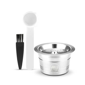For 3 Hearts Tchibo Cafissimo K fee Stainless Steel Reusable Coffee Capsule Cafitaly Classic Refillable Espresso Coffee Maker