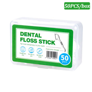 Disposable Dental Floss Stick Portable Dental Floss PicksCleaning Deep Cleaning of teeth 一次性牙线/牙线棒