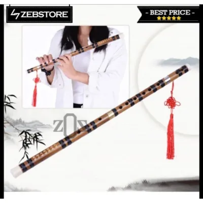 Seruling Suling Flute Bamboo Bambu Dizi Tradisional China Set