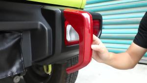 HH8 TESIN Car Rear Bumper Guard Decoration Cover for Suzuki Jimny JB74 2019 2020 2021 2022 2023 2024 Up Exterior Accessories ABS P9M4Y