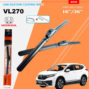 LUMI Silicone Coating Wiper Honda CR-V 2017-2023 16”/26” Front Car Automotive Windshield Replacement Blades