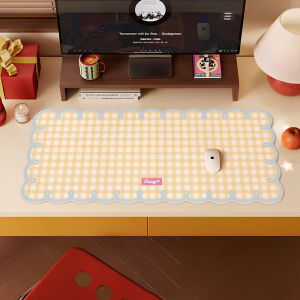 Double-side Large Mouse Pad Waterproof PU Leather Portable Reversible Office Computer Keyboard Pad