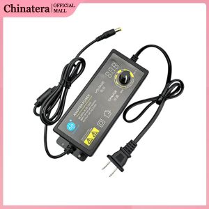 3-12V 8A Variable Switching Power Adapter Universal AC To DC Converter Transformer with LED Light Power Supply Converter for Speed Regulation