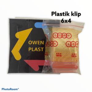 PLASTIK KLIP/KLIP OBAT/KLIP KACANG UKURAN 6X4 ISI 1.000 PCS TERMURAH DAN BERKUALITAS
