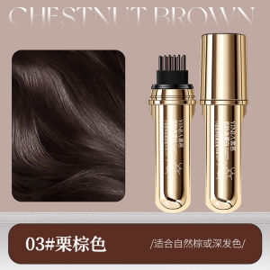 ✨Upgraded✨2-In-1 Hair Dye Stick With Comb Cover Gray Hair Waterproof Sweat-Resistant Hair Styling Pen Multifunctional Hair Dye Comb