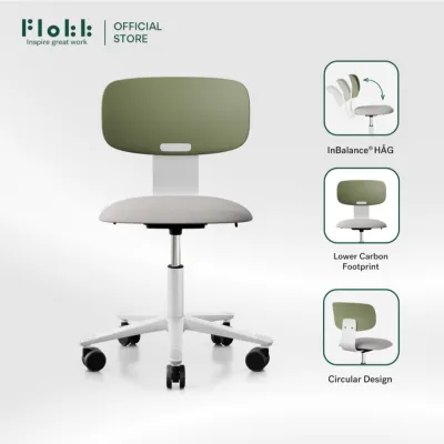 Flokk HÅG【2140】 Ergonomic Office Chair with Dainty Footbase Versatile10 Years Warranty & Free Installation