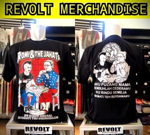 kaos ROMI THE JAHATS (film murahan) T-shirt romi the jahts kaos band. kaos punk kaos rtj