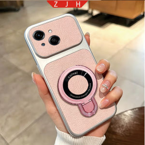 Suitable For Tecno Spark GO 1 2025 Leather Phone Case Folding Bracket Shockproof Casing With U Magnetic Suction