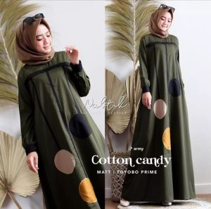 BAJU MUSLIM COTTON CANDY M L XL