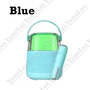 YumeLux Mini Portable Speaker Bluetooth Outdoor Home Wireless Microphone Karaoke Set RGB Light