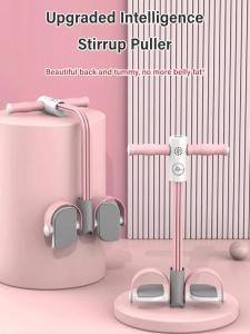 💖Easy Abdominal Muscle Training💖Smart Pedal Puller Sit-up Machine Belly Slimming and Waist Slimming Fitness Machine Belly Slimming and Pull