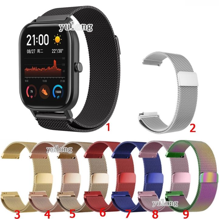 20mm Milanese Loop Watch Band Strap for Huami Amazfit GTS 2e GTS2