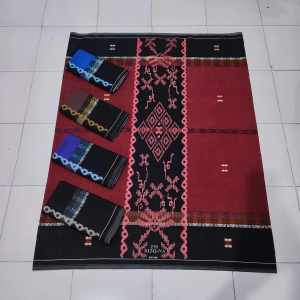 SARUNG SOLAT PRIA BAHAN SAMARINDA UKURAN DEWASA MOTIF ATLAS WADIMOR