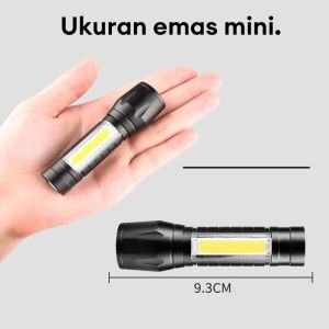 lampu senter mini led super terang Lampu Pencahayaan Tahan air luar ruangan USB Charger Untuk Camping Piknik Hiking