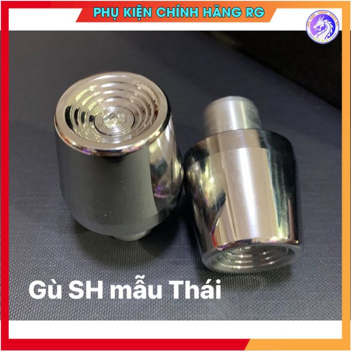 Gù Tay Lái Chống Rung inox 304 siêu nặng mẫu thái chỉ âm Cho Xe Máy SH ...