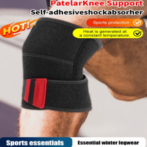 Adjustable Knee Support Patellar Stabilizer/Compression Sleeve With Shock Absorption/Self-Adhesive Sports Brace For Pain Relief/Joint Protection For Active Lifestyle