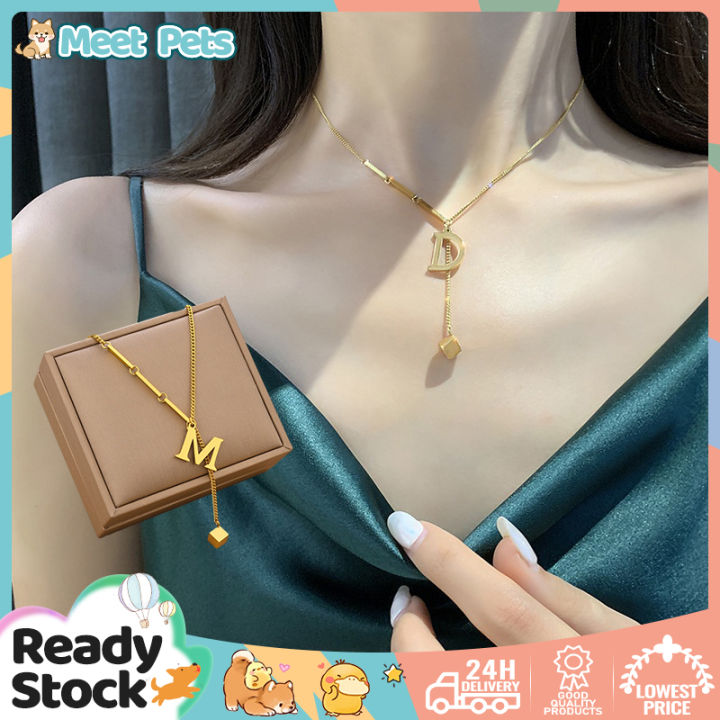 Letter Necklace，Stainless Letter Jewellery for Women Name